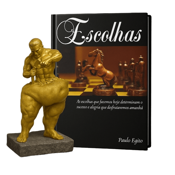 Livro Escolhas de Paulo Egito sobre decisões, fé, autodesenvolvimento e propósito de vida